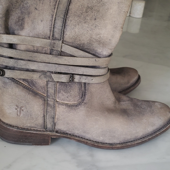 Frye Pull-On Riding Boots - Picture 2 of 6